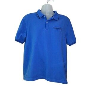 Russell Simmons American Classics Men's Size Large Casual Short Sleeve Polo Blue
